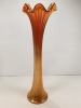 Carnival Glass Vase - 4