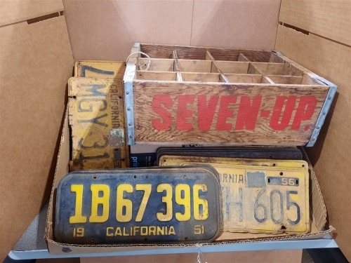 Seven-Up & License Plate