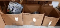 (3) Ctns Cook & Flatware