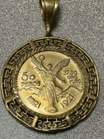 Coin & Gold-Tone Pendant (Riverside, CA)