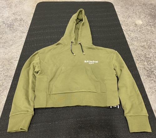 Balmain Sneakers & Sweatshirt (Dayton, NJ)