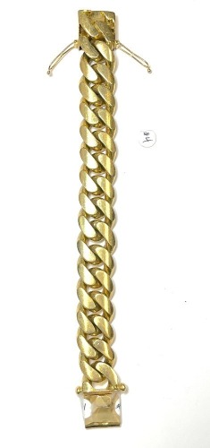 14KY Miami Cuban Link Chain Bracelet (Pompano Beach, FL)