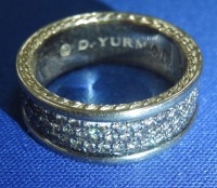 David Yurman Rose Gold Wedding Band w/ Diamonds (Riverside, CA)