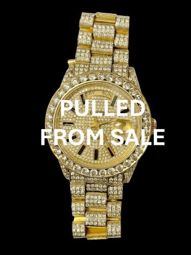 PULLED FROM SALE - 18K Gold & Diamond Rolex Watch (Pompano Beach, FL) (Pulled from Sale)