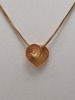 18K Gold Heart Necklace - 2