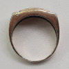 10K Gold Ring w/ Clear Stones - 4