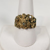 14K Gold Ring w/ Clear Stones - 2