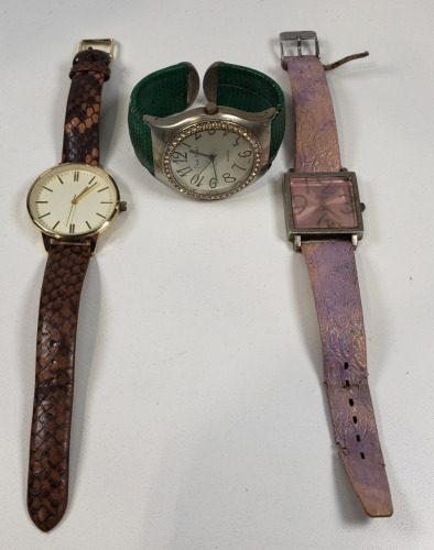(3) Fashion Watches