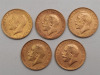(5) United Kingdom Sovereign Gold Coin