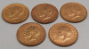 (5) United Kingdom Sovereign Gold Coin - 2