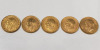 (5) United Kingdom Sovereign Gold Coin