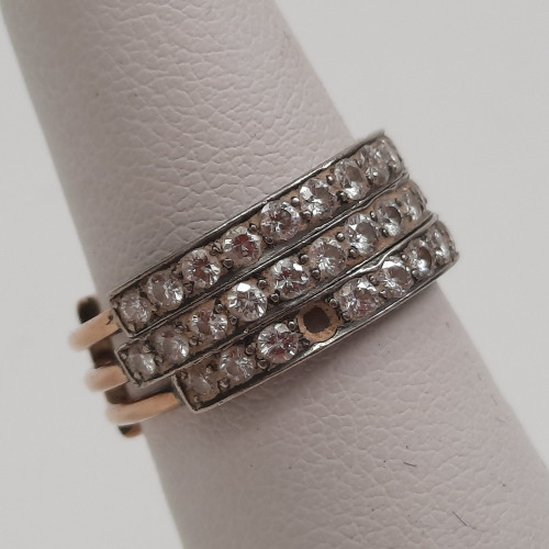 22K Gold & Diamond Ring