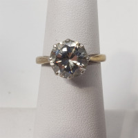 22K Gold Diamond Ring