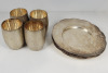 Silver-Tone Cups & Plates
