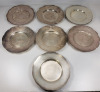 Silver-Tone Cups & Plates - 8