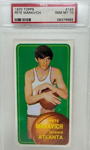 1970 Pete Maravich Topps #123 RC Card (GEM MT 10)