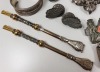 Vintage White Metal Accessories - 11