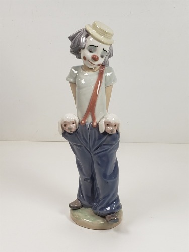 LLADRO Clown Figurine