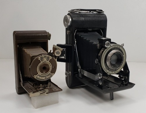 (2) Vintage Kodak Camera