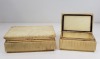 (2) Alabaster Boxes