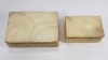 (2) Alabaster Boxes - 3