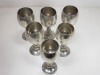 (6) Pewter Goblet - 3