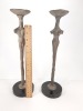 (2) Candlestick Holder/Sculptures - 2