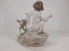 LLADRO Child w/ Deer Figurine - 4
