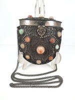Vintage Metal Purse w/ Stones