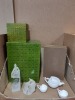 (1) Ctn Liuli Living Tea Set & Sculptures