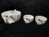 (1) Ctn Liuli Living Tea Set & Sculptures - 22