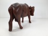 Wooden Cow Figurine - 5