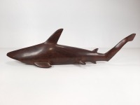 Wooden Shark Figure