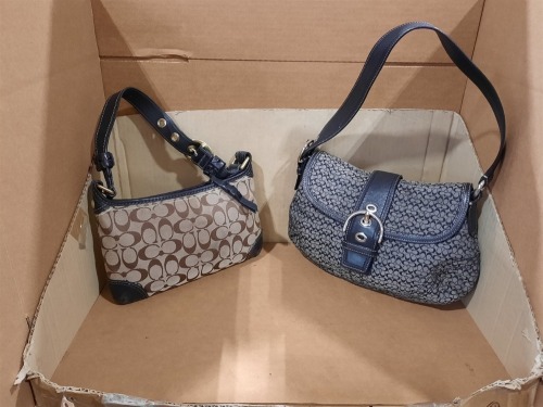 (2) "Coach" Handbags