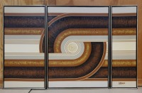 MCM 1970s Letterman Triptych