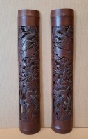 (2) Carved Bamboo