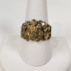 14K Gold Ring w/ Clear Stones - 2