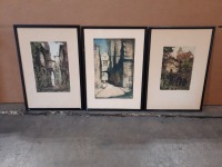 (3) Framed Artwork