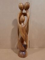 Abstract Wood Carved Sculpture