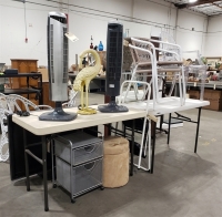 Chairs, Rolling Office Cart & More