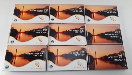 U.S. Proof Sets 2013-2021