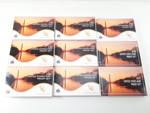 U.S. Proof Sets 2013-2021