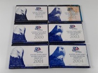 U.S. 50 State Quarter Proof Sets '99-'04