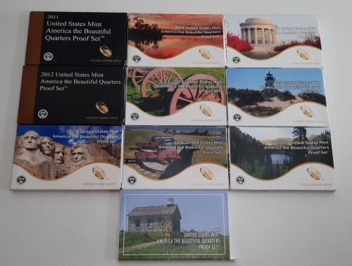 U.S. Quarter Proof Sets 2011-2020