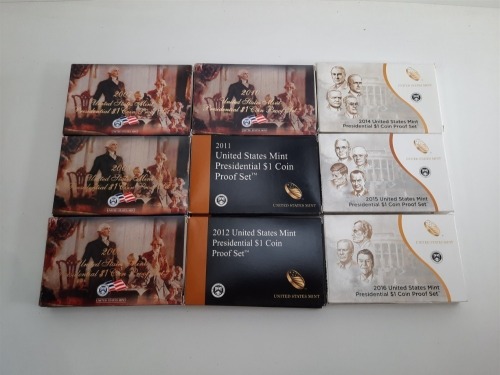 U.S. Presidential $1 Coin Proof Sets