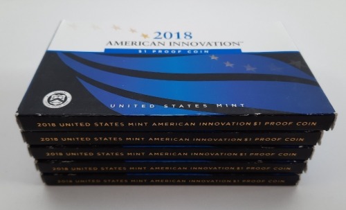 2018 "American Innovation $1" Proof Coin Sets