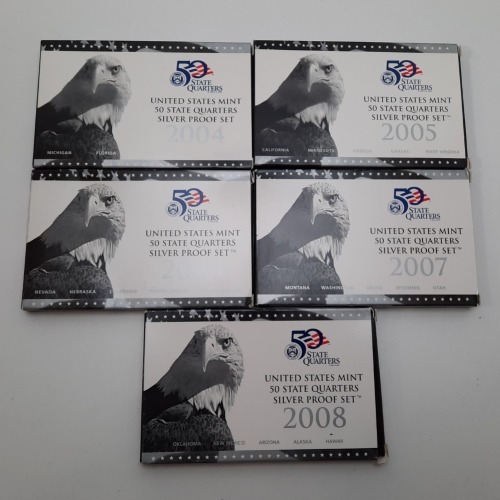 U.S. 50 State Quarter Silver Proof Set