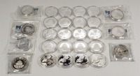 (27) Panda 1oz Silver Coins