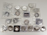 (20) 2011-'24 African 1oz Silver Coins