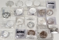 (20) African 1oz Silver Coins